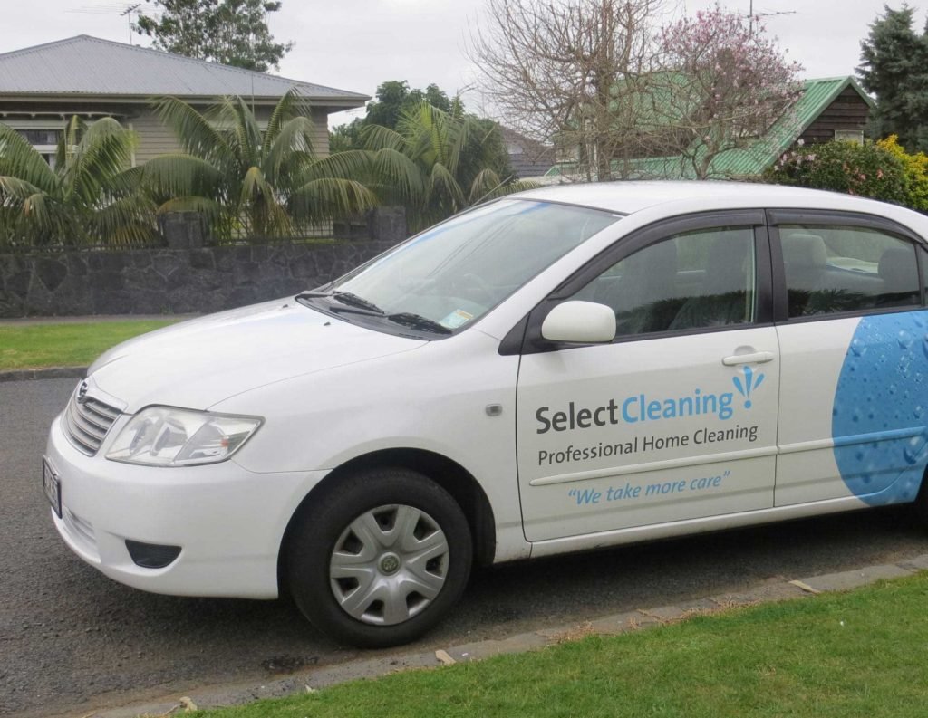 Example of vehicle used by Select Cleaning cleaners Auckland wide